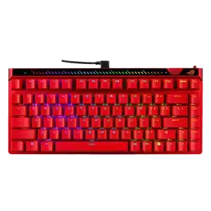 ASUS ROG Falchion Ace 75 HE 8K Magnetic Gaming Keyboard - Lava Red (English-Arabic)
