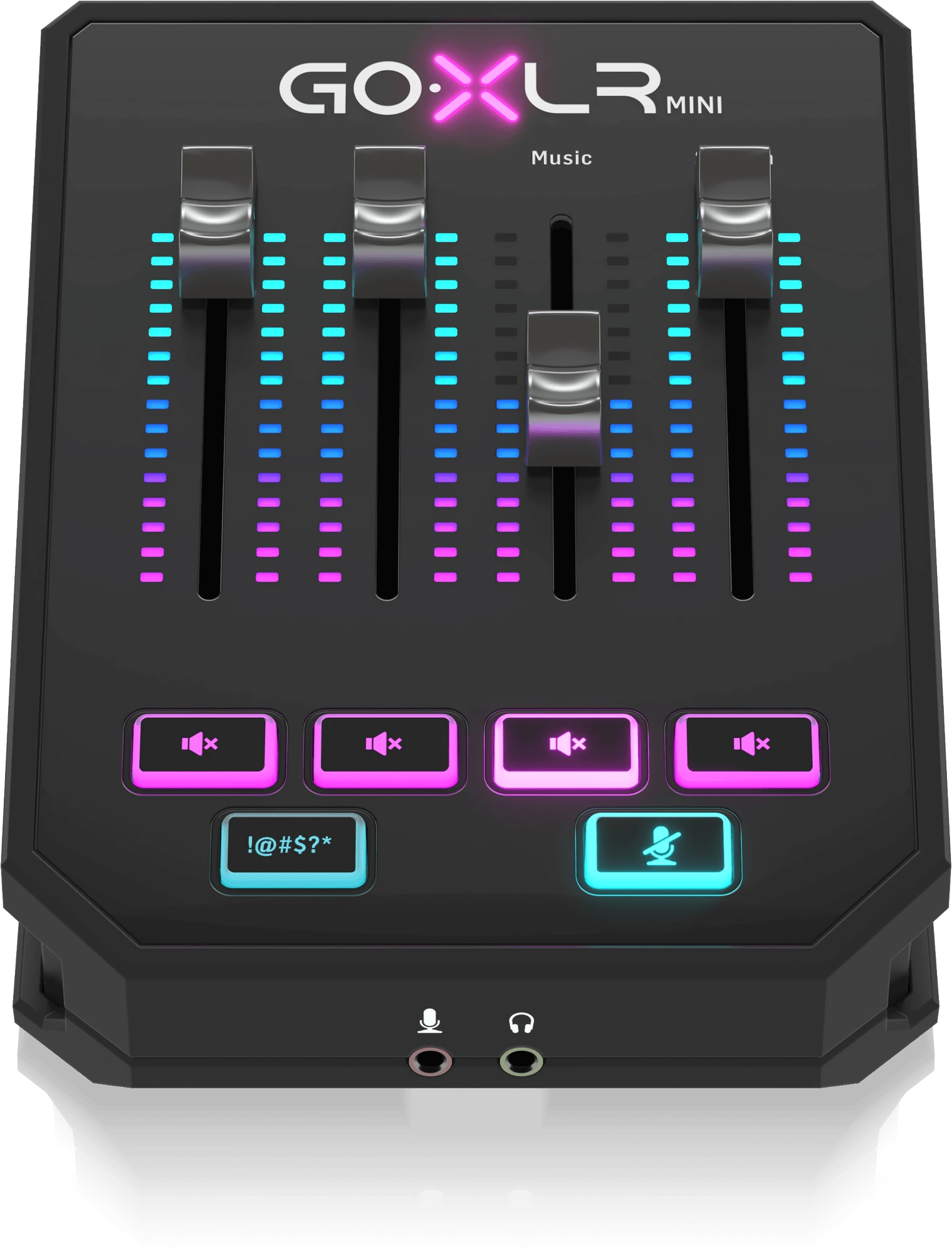 TC-Helicon GoXLR Mini USB Mixer & Audio Interface – 4 Faders, MIDAS Preamp