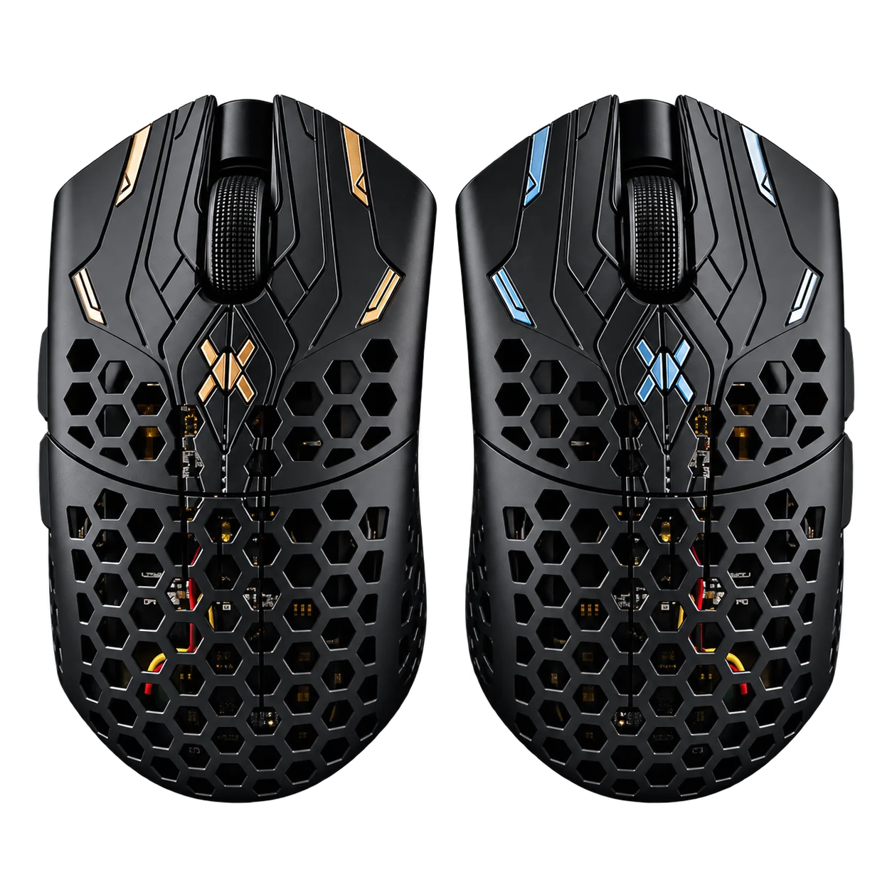 Finalmouse UltralightX Lion Guardian and Phantom colour options — product view on transparent background