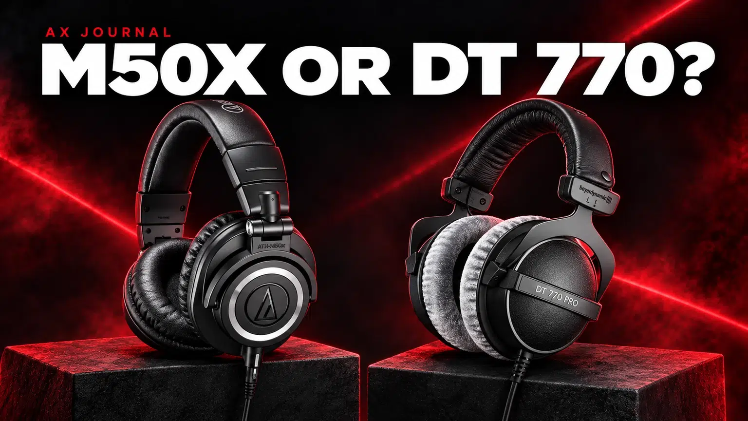ATH-M50x vs DT 770 PRO: Which Closed-Back Fits You? — AX Journal product guide
