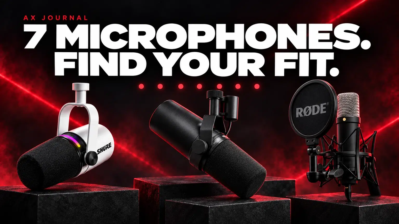 7 Microphones Find Your Fit — 7 Best Microphones for Gaming and Podcasts in Kuwait