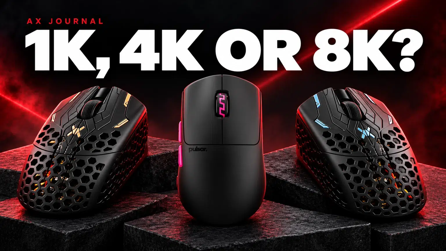 1000Hz vs 4000Hz vs 8000Hz Mouse Polling — AX Journal guide