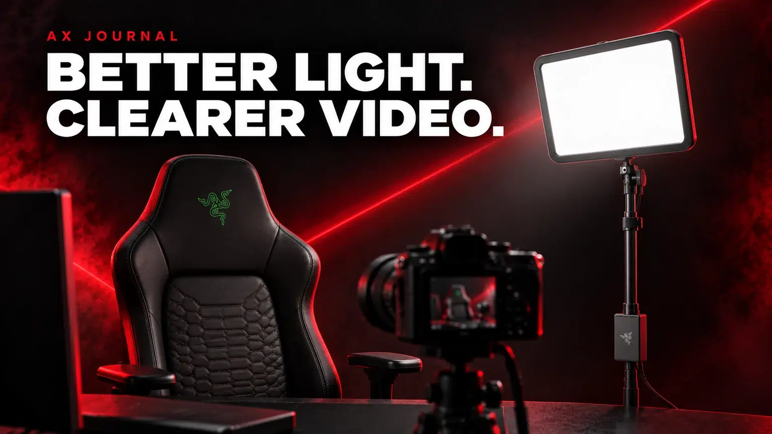 Streaming Key Light Placement: Improve Your Camera Picture — AX Journal product guide