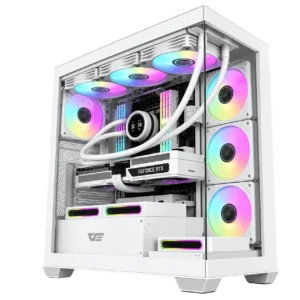 RTX 5070 Ti Gaming PC – Ryzen 7 9800X3D – DarkFlash DS900 White