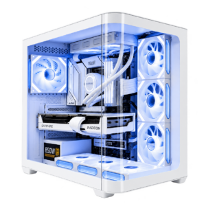 RX 9070 XT Gaming PC – Ultra 9 285K – Tortox Curvo White