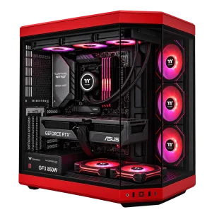 RTX 5070 Gaming PC – Ryzen 7 9700X – HYTE Y70 Black/Red