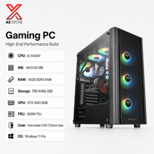 RTX 5060 Gaming PC – i5-14400F – Thermaltake V250 TG Black
