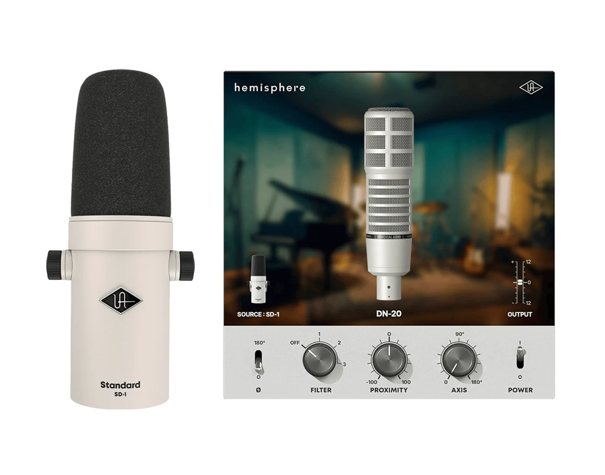 Universal Audio SD-1 microphone detail and recording features