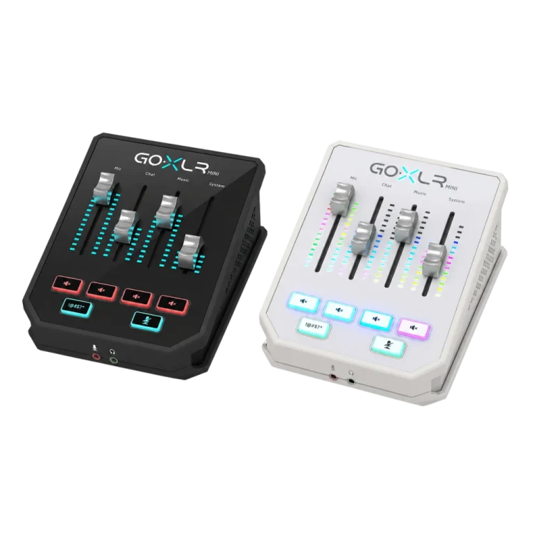 TC-Helicon GoXLR Mini USB Mixer & Audio Interface – 4 Faders, MIDAS Preamp — product view