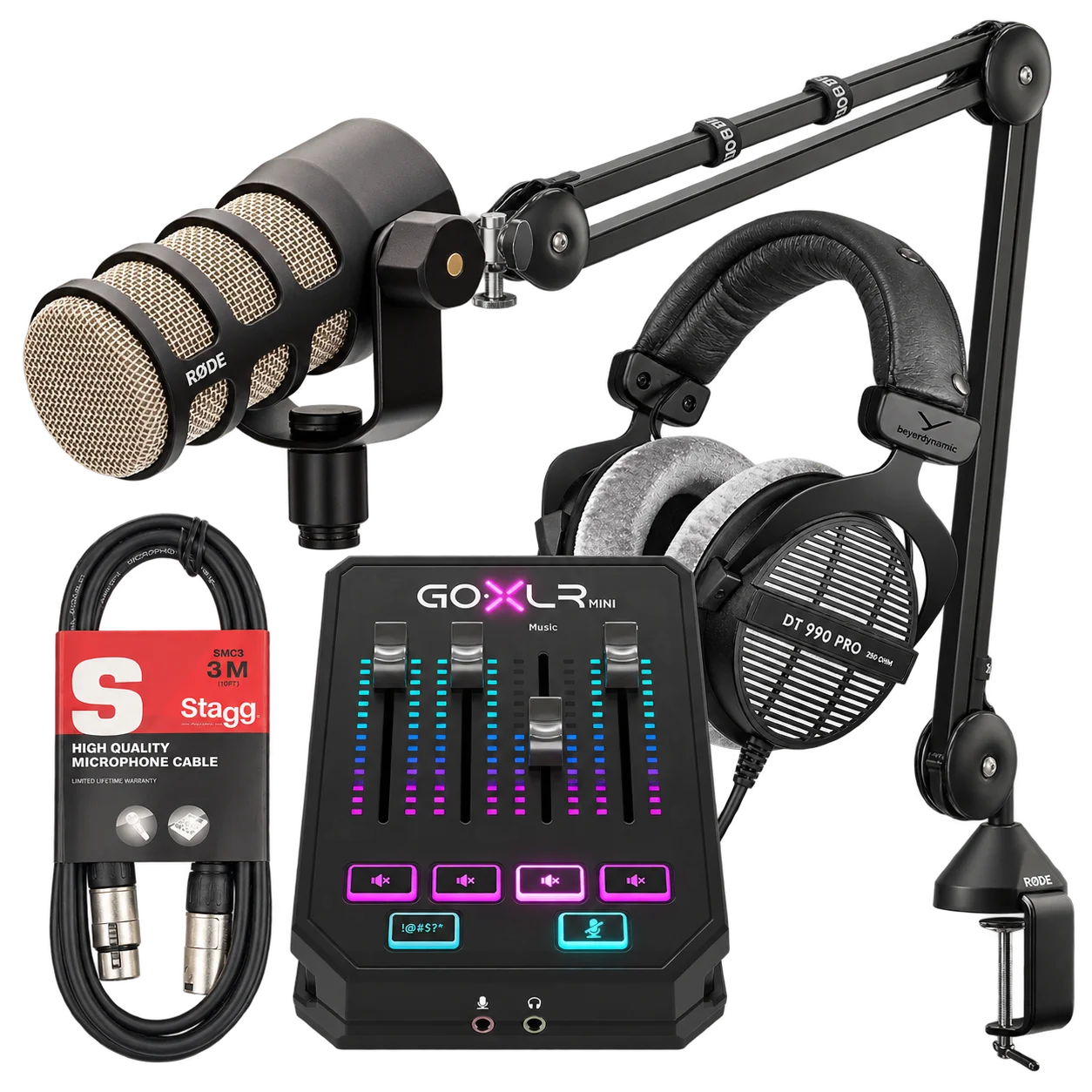 AX Stream Starter five-piece audio bundle including XLR cable