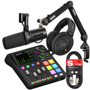 AX Studio Signature Audio Bundle – SM7dB + RØDECaster Duo + HD 660S2