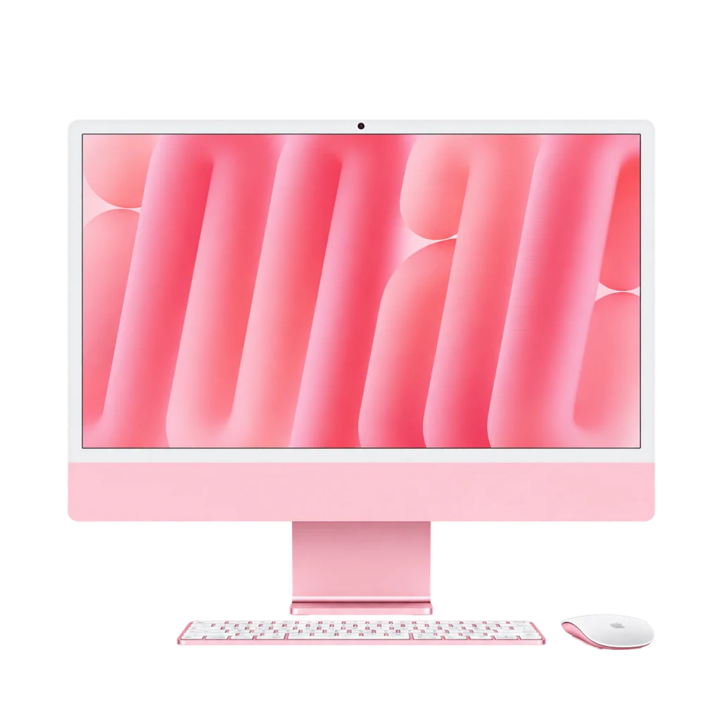 Apple iMac M4 24" 4.5K Retina – 24GB RAM, 512GB SSD – Pink