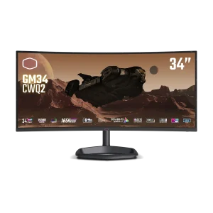 Cooler Master CMI-GM34-CWQ2 34 inch UWQHD Curved Monitor