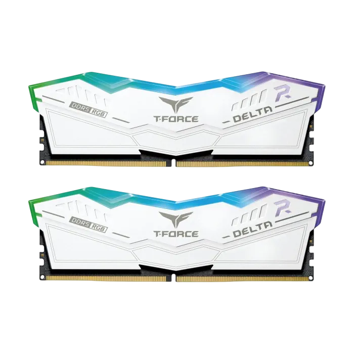TEAMGROUP T-FORCE DELTA RGB 64GB (2x32GB) DDR5-6000 CL38 – White