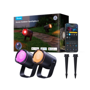 Govee Outdoor Spotlights 2 H7093 (2-Pack) - RGBWIC / IP67