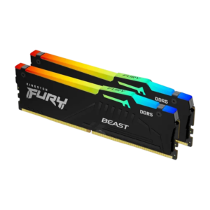 Kingston FURY Beast RGB 64GB (2x32GB) DDR5-6000 CL30 – Black
