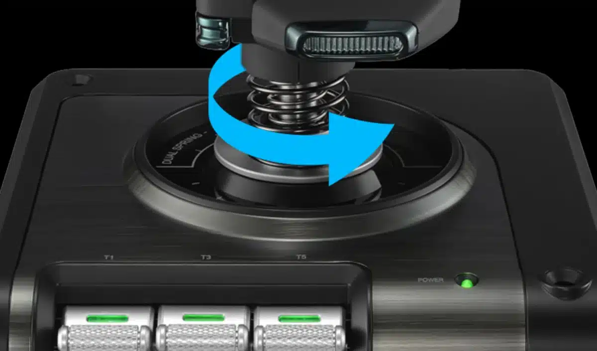 Logitech G X52 Pro H.O.T.A.S. twist rudder control