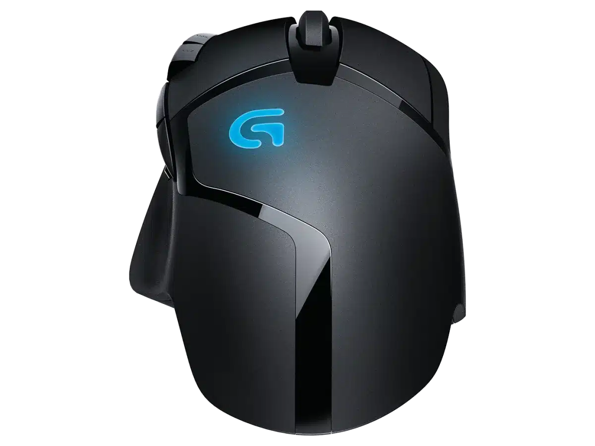 Logitech G402 Hyperion Fury gaming mouse, manufacturer view 3