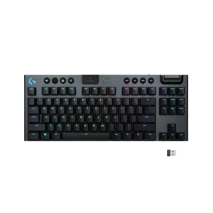 Logitech G915 TKL Lightspeed Wireless Keyboard, Black/White