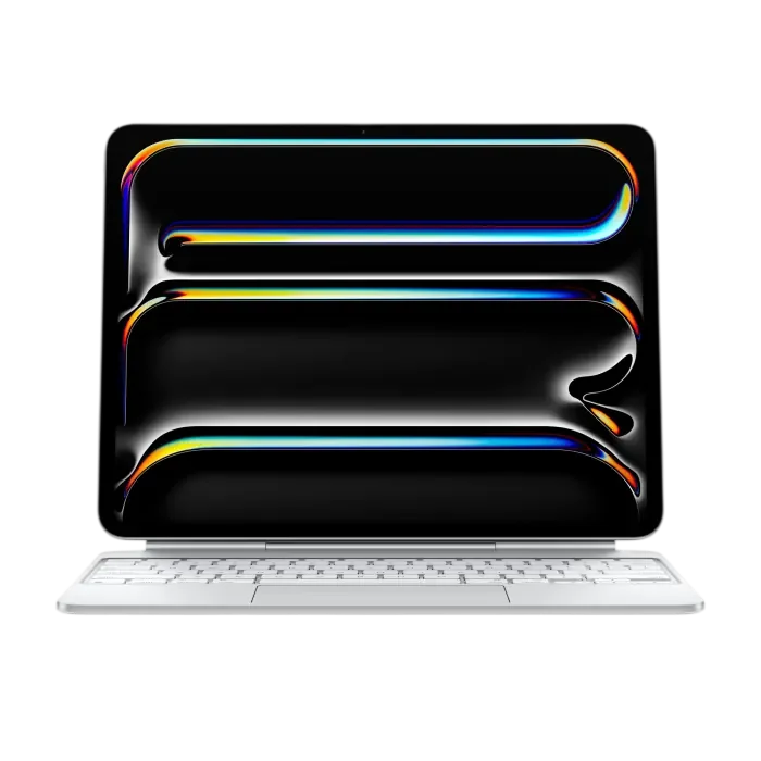 Apple Magic Keyboard for iPad Pro 13" M4/M5 – Arabic/English, Haptic Trackpad – White