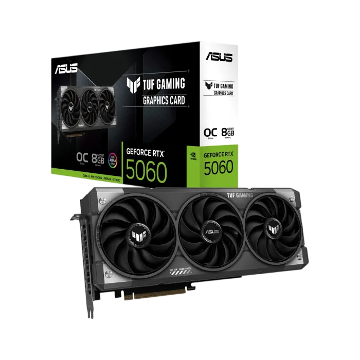 ASUS TUF Gaming GeForce RTX 5060 OC – 8GB GDDR7 Graphics Card