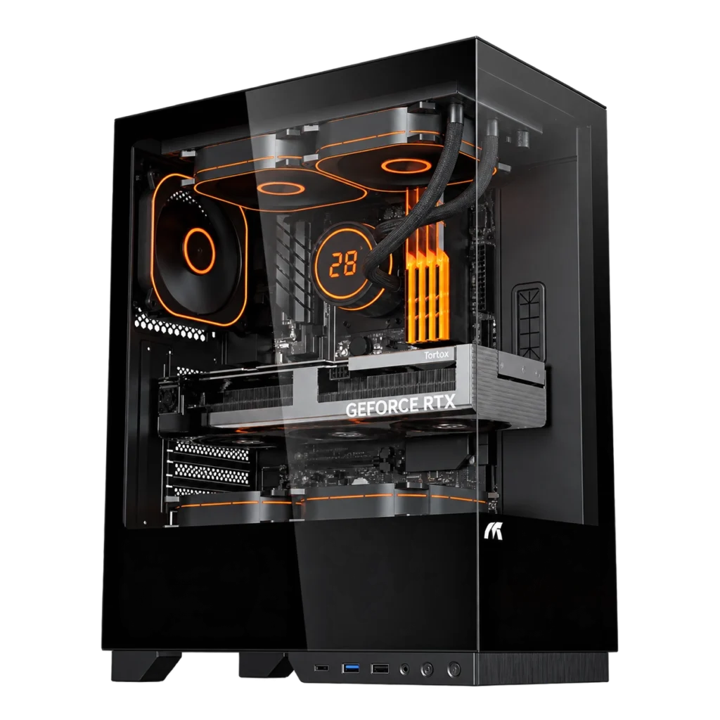 RTX 5050 Gaming PC – i5-12400F – Tortox Nimbus Black