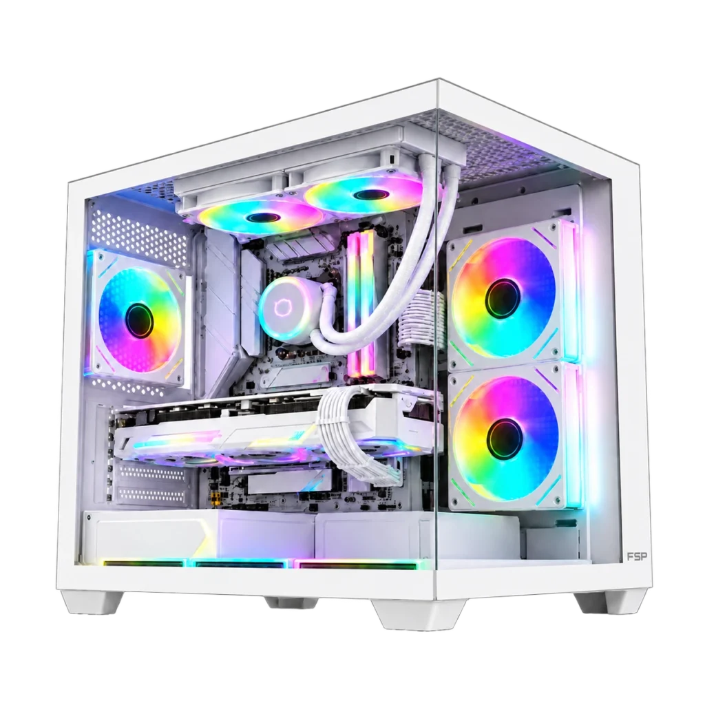 RTX 5060 Gaming PC – i5-14400F – FSP S342 White