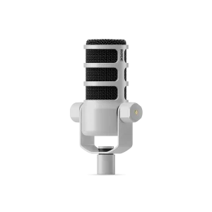 RØDE PodMic Dynamic XLR Broadcast Microphone, White