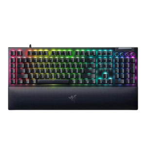 Razer BlackWidow V4 RGB Mechanical Gaming Keyboard – Green Switches – Black