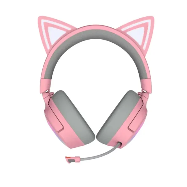Razer Kraken Kitty V3 Pro Wireless RGB Gaming Headset - White / Quartz / Black - AX Store Kuwait