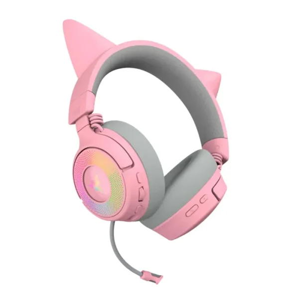 Razer Kraken Kitty V3 Pro Wireless RGB Gaming Headset - White / Quartz / Black - AX Store Kuwait