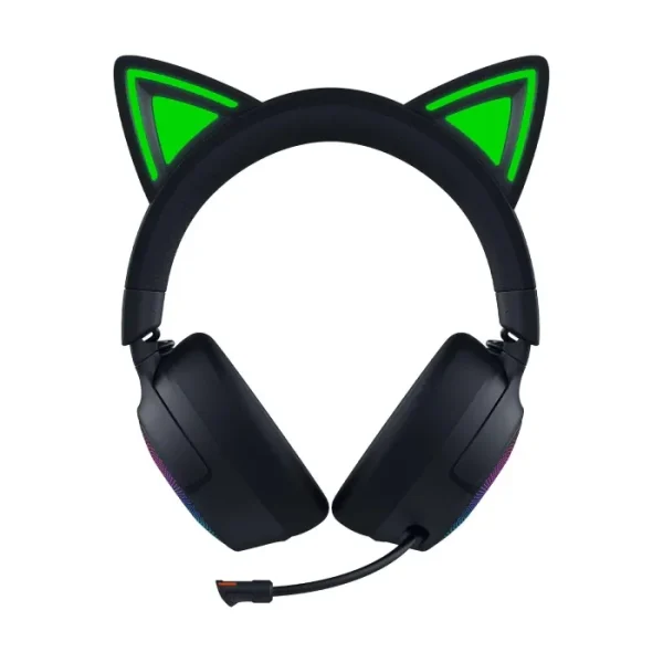 Razer Kraken Kitty V3 Pro Wireless RGB Gaming Headset - White / Quartz / Black - AX Store Kuwait