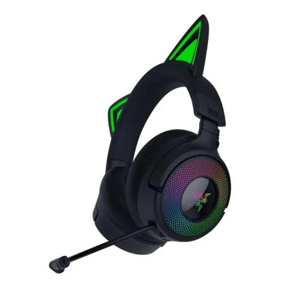 Razer Kraken Kitty V3 Pro Wireless RGB Gaming Headset - White / Quartz / Black - AX Store Kuwait