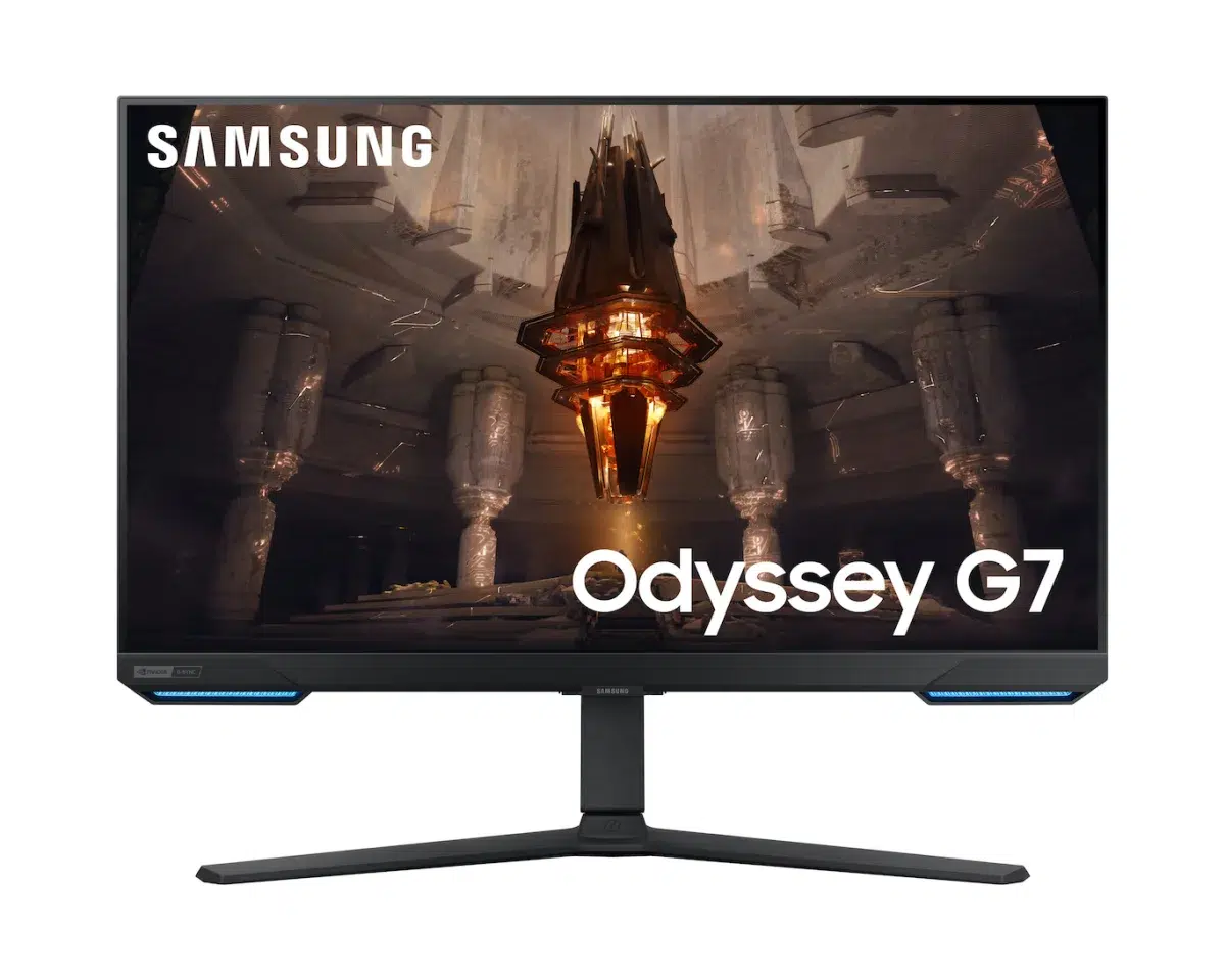 Samsung Odyssey G7 G70B 32-inch monitor, front alternate