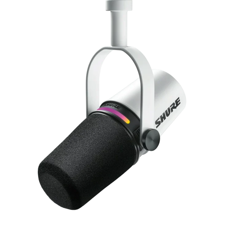 Shure MV7+ Hybrid Dynamic Podcast Microphone, USB and XLR — product view