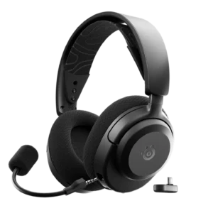 SteelSeries Arctis Nova 3 Wireless for PC Gaming Headset – Black / White