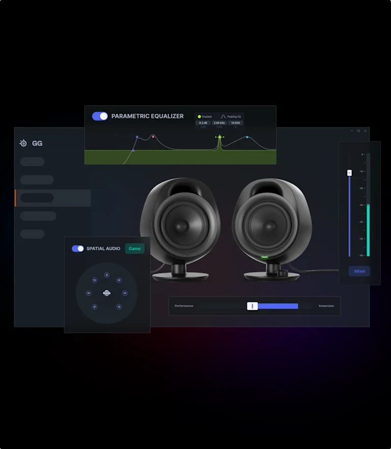SteelSeries Sonar audio settings for Arena 3
