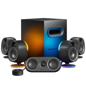 SteelSeries Arena 9 5.1 Surround RGB Gaming Speakers – Black
