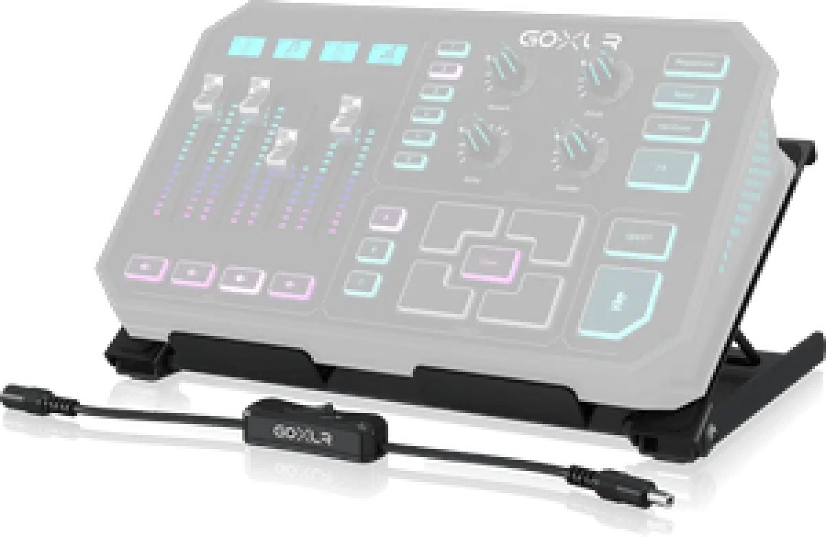 TC-Helicon GoXLR Desk Stand, official front view