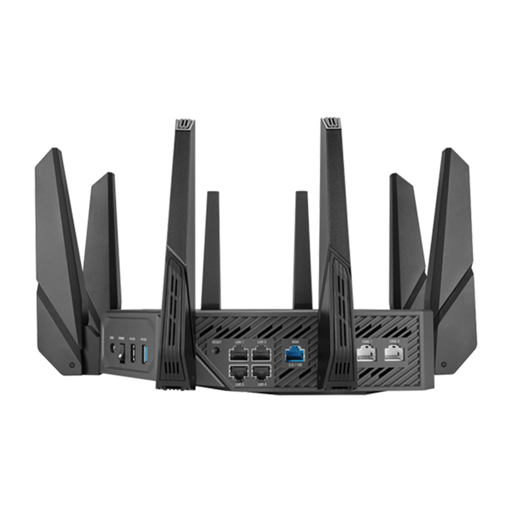 ASUS ROG Rapture GT-AXE16000 Quad-Band WiFi 6E Gaming Router - AX STORE