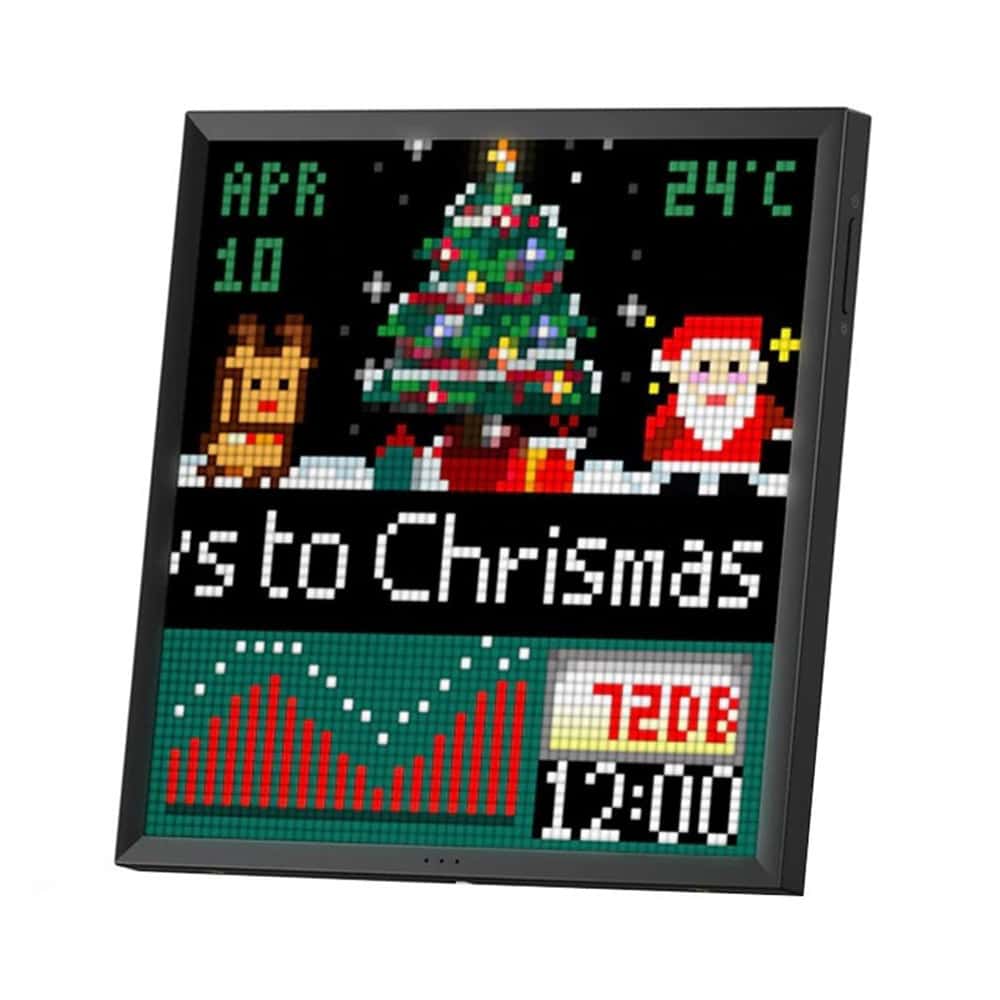 Divoom Pixoo-64 WiFi Pixel Art Cloud Display 64 X 64 LED Digital Frame ...