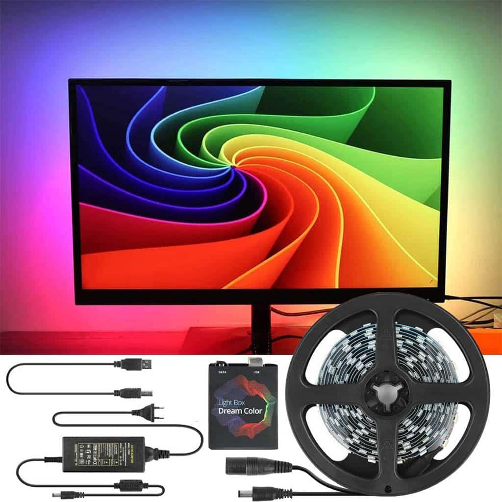 Dream color USB LED strip light for PC Screen Backlight lighting - AX STORE