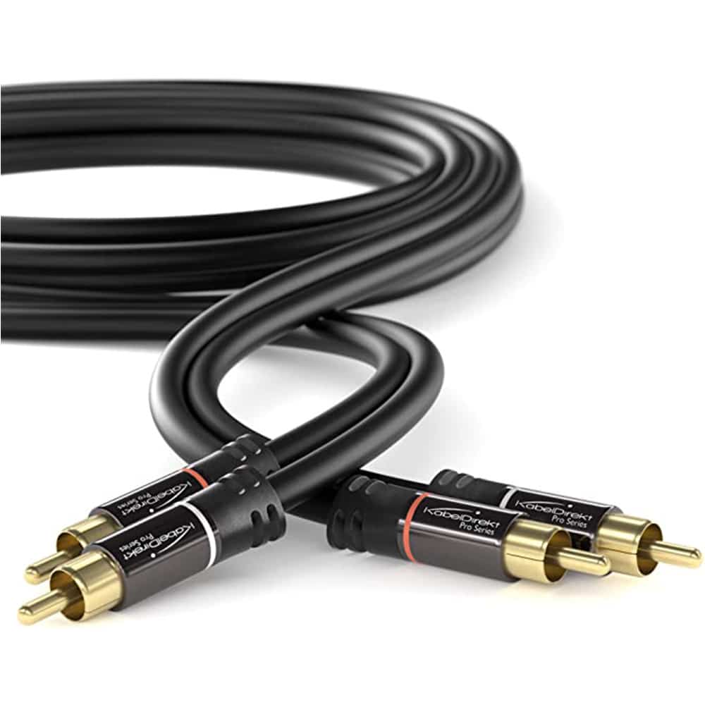 Kabeldirekt 05m Rca Cable 2 To 2 Rcaphono Ax Store 8104