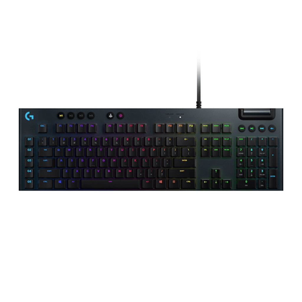 Logitech G815 Lightsync RGB Low-Profile GL Tactile Mechanical Gaming ...