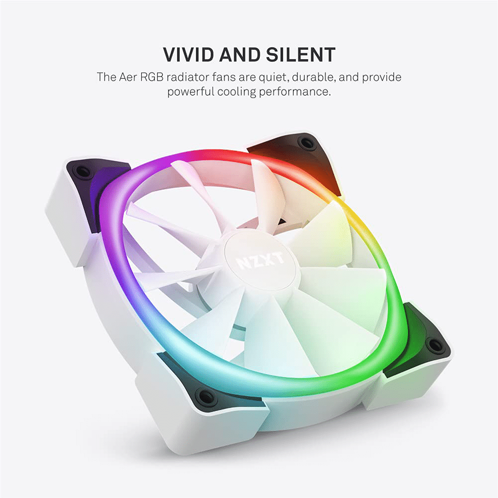 NZXT Kraken X73 RGB 360mm AIO Liquid Cooler - White - AX STORE